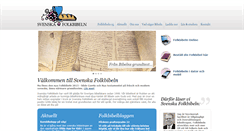 Desktop Screenshot of folkbibeln.com