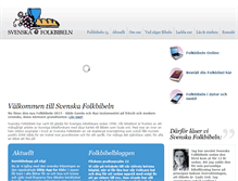 Tablet Screenshot of folkbibeln.com